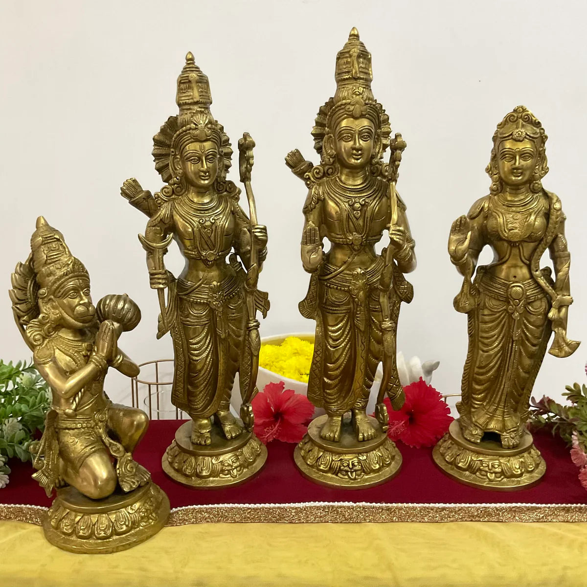 LORD RAM DARBAR BRASS MURTI