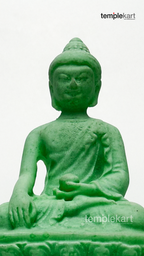 Buddha Green Idol (hand-Crafted)