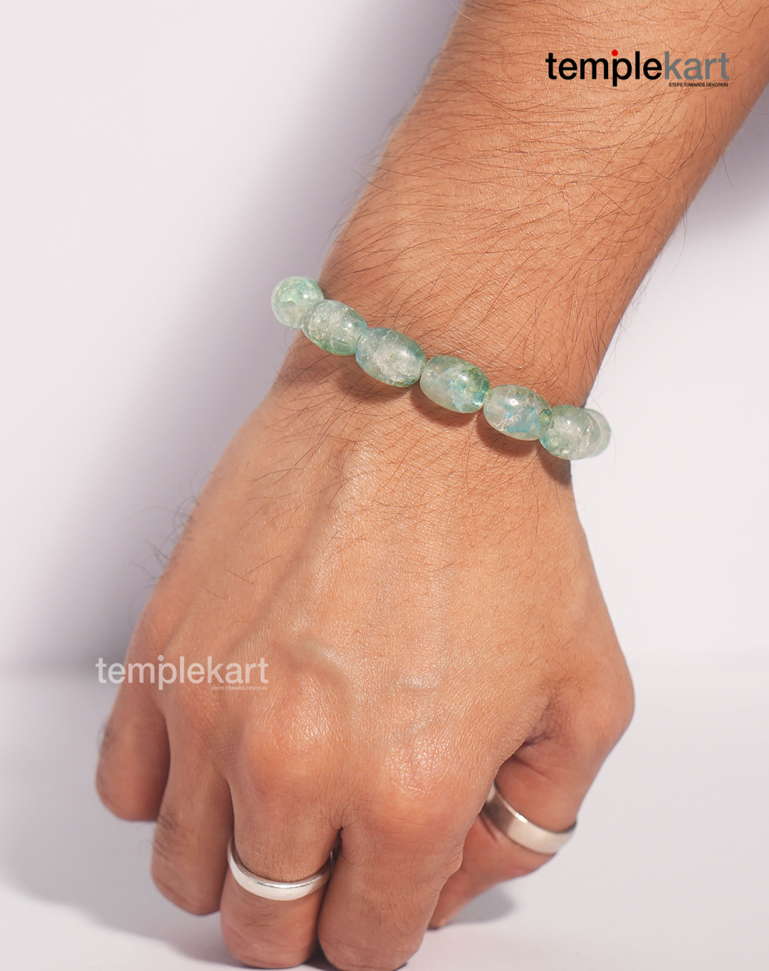 Hand Pearl Band - Light Green