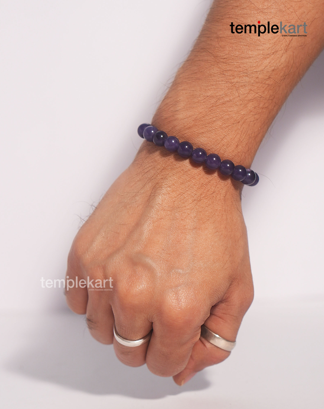 Hand Pearl Band - Purple