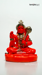 Ram Bhakta Hanuman (Hand-Painted Idol)