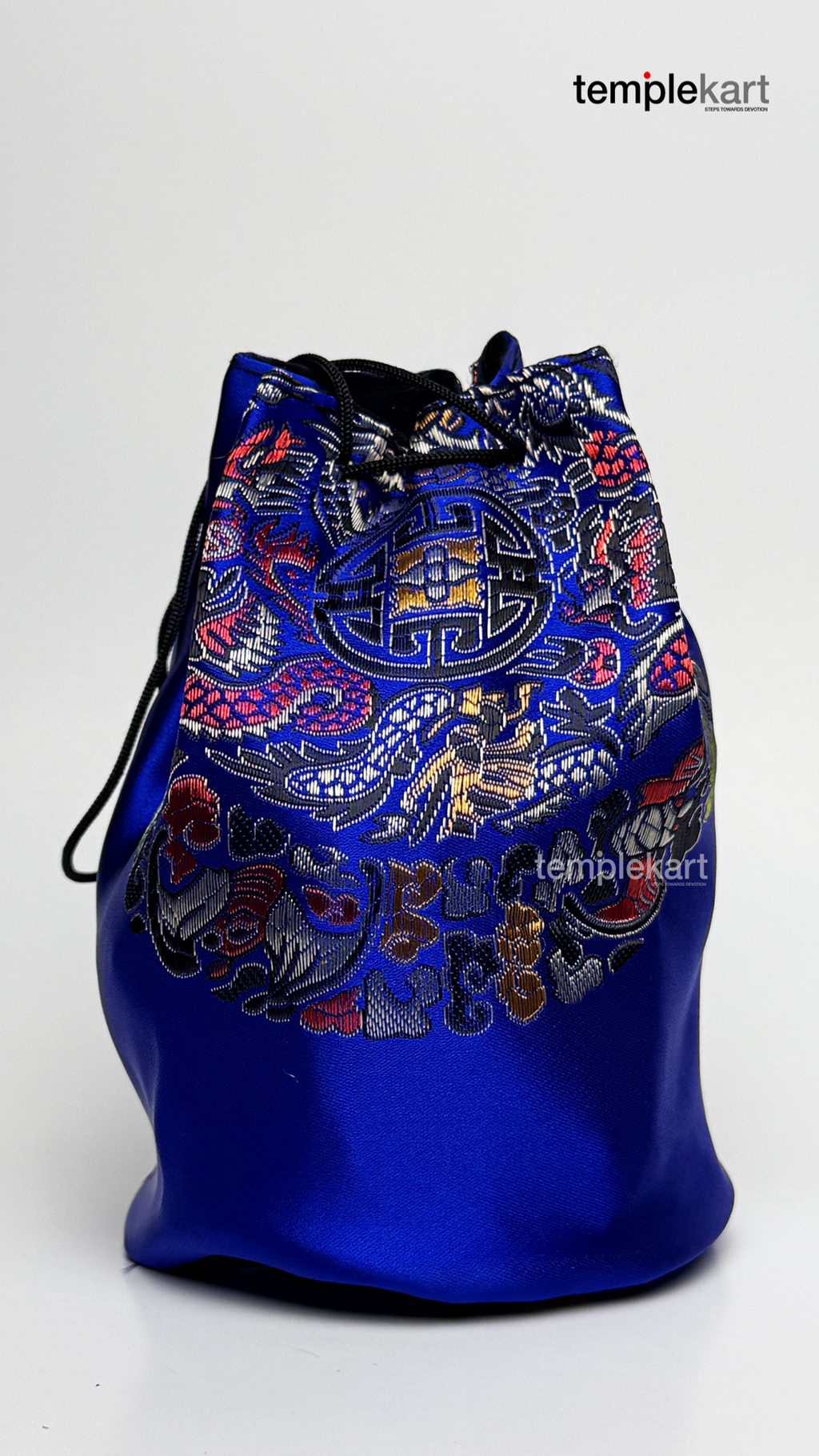 Handmade Pocket Bag – Elegant Blue