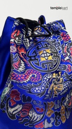 Handmade Pocket Bag – Elegant Blue