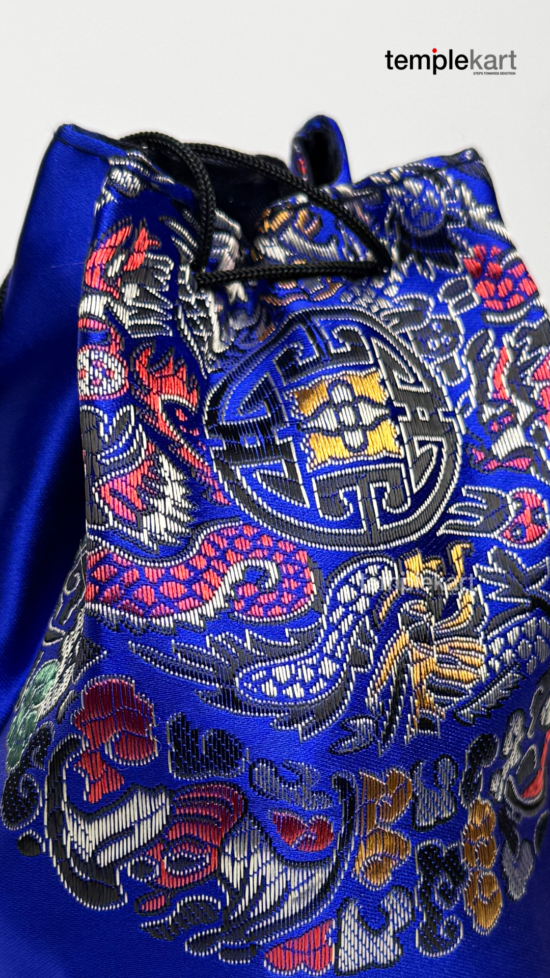 Handmade Pocket Bag – Elegant Blue