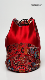 Handmade Pocket Bag – Vibrant Red