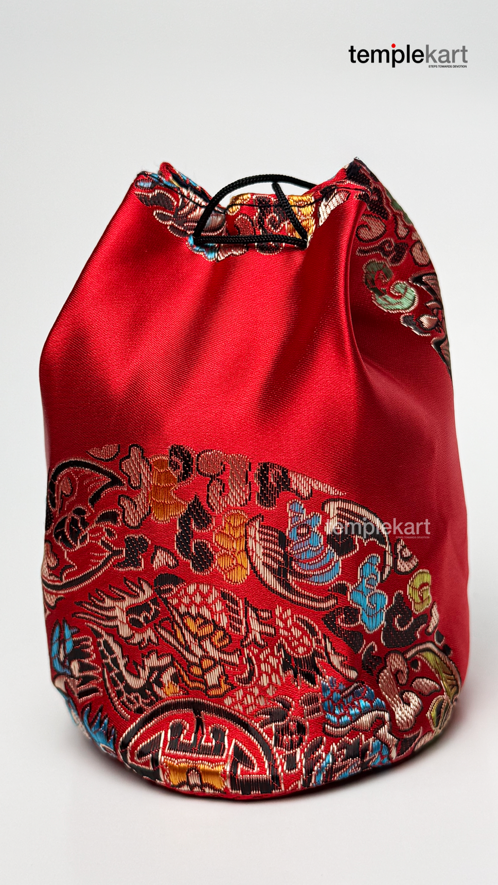 Handmade Pocket Bag – Vibrant Red