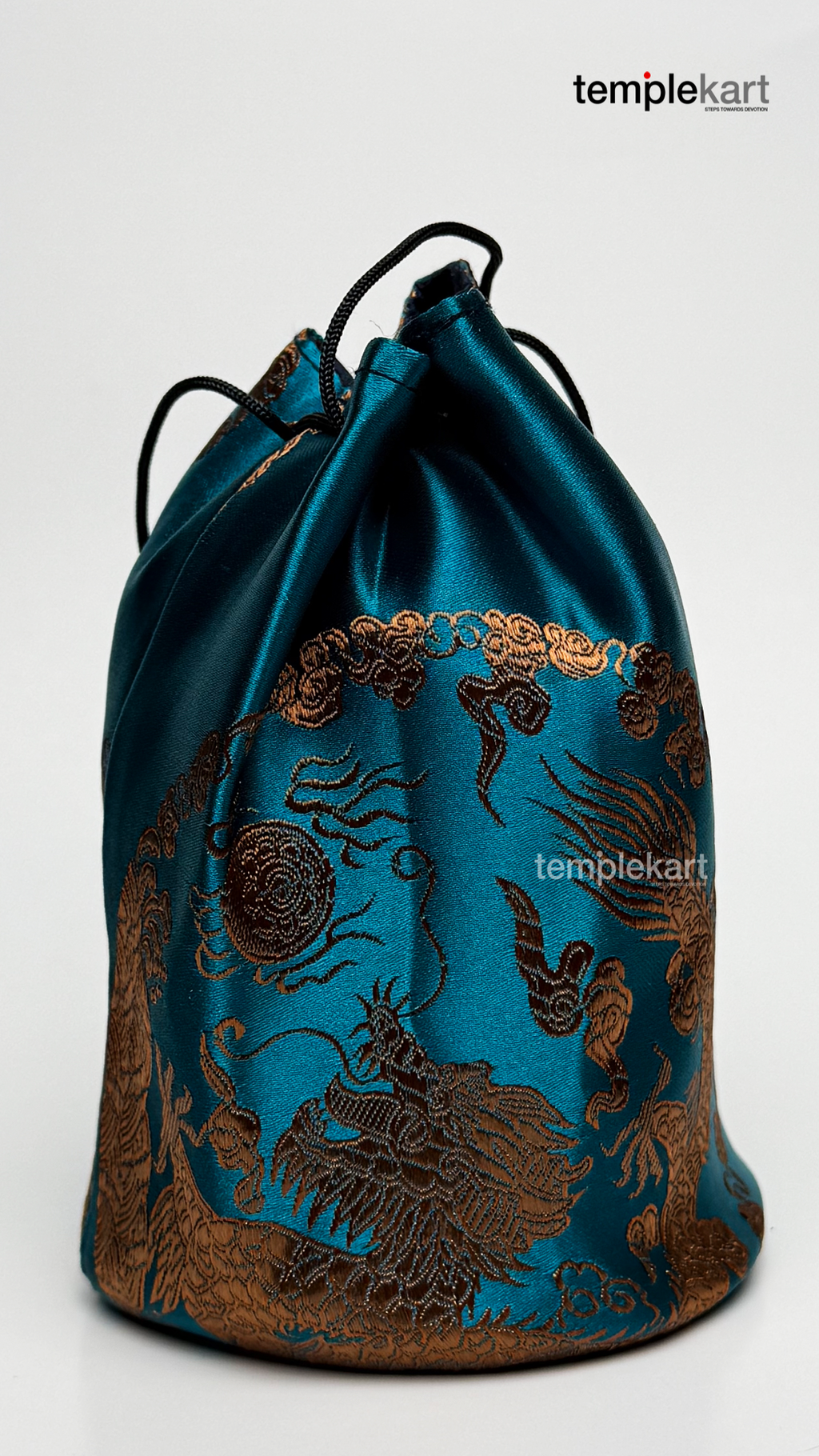 Handmade Pocket Bag – Greenish Elegance