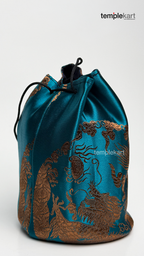 Handmade Pocket Bag – Greenish Elegance