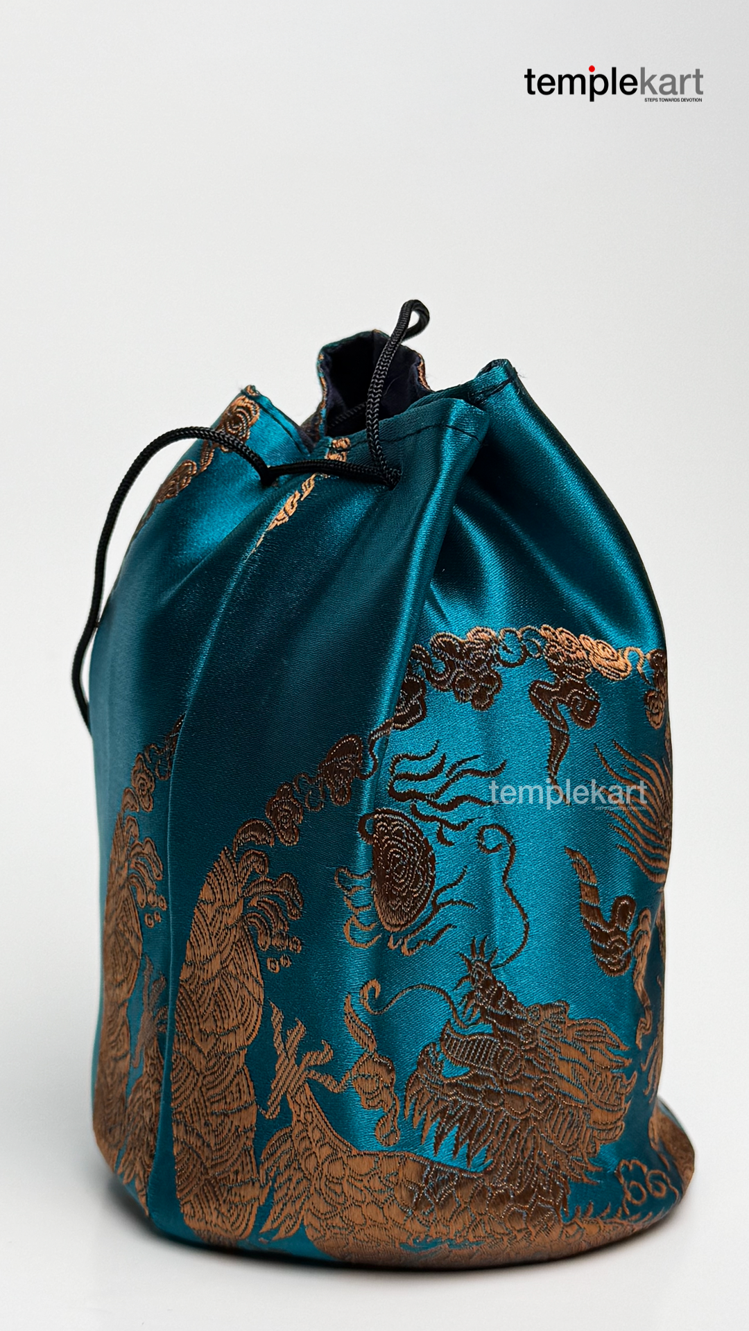 Handmade Pocket Bag – Greenish Elegance