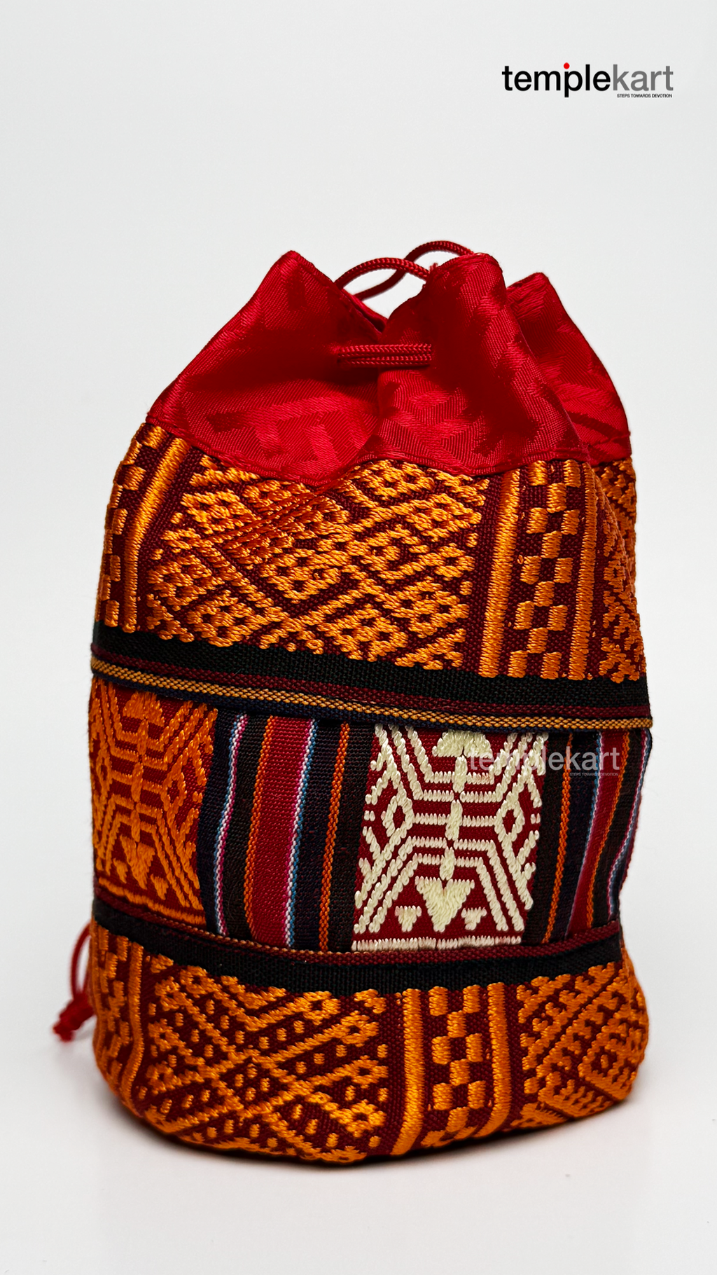 Handmade Pocket Bag – Thread Orange