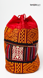 Handmade Pocket Bag – Thread Orange