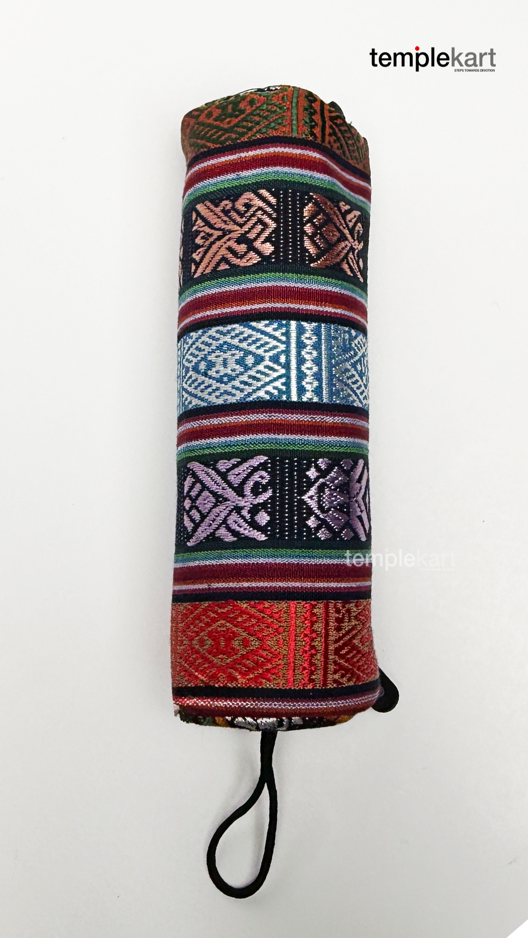 Rolling Home-Made Bag – Mixed Color Saree Pattern