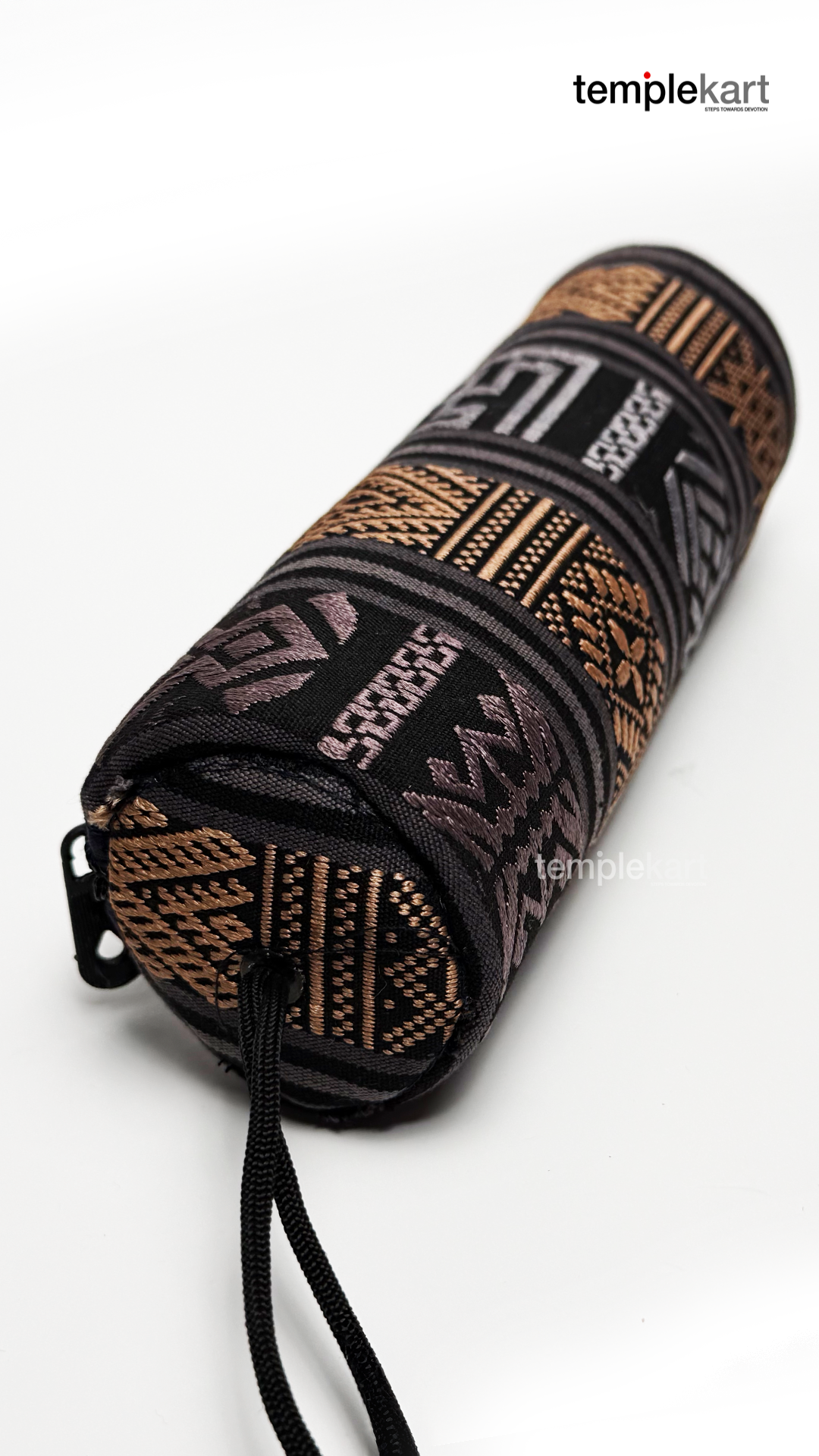 Rolling Home-Made Bag – Gold &amp; Silver Pattern